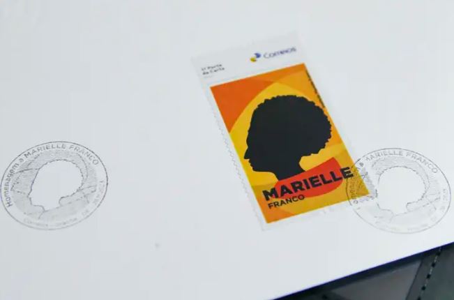 Selo postal em homenagem a Marielle Franco